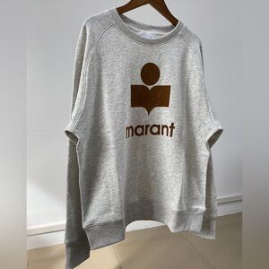 Isabel Marant Gray and Brown Sweatshirt